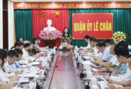 Quận ủy Lê Chân: Xây dựng các giải pháp thực hiện hoàn thành và hoàn thành vượt mức các chỉ tiêu, nhiệm vụ năm 2022