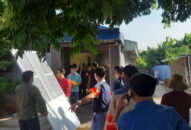 Quận Hải An tổ chức cưỡng chế trường hợp hộ dân lấn chiếm đất tại khu vực hồ điều hòa Phương Lưu