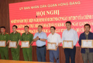 Quận Hồng Bàng: Sơ kết 5 năm thực hiện Nghị định 83 của Chính phủ quy định về công tác cứu nạn, cứu hộ của lực lượng phòng cháy, chữa cháy