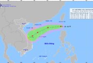 Tin áp thấp nhiệt đới gần Biển Đông