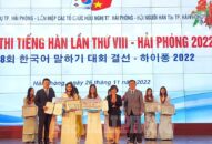 9 thí sinh tranh tài tại chung kết cuộc thi tiếng Hàn lần thứ 8, Hải Phòng 2022