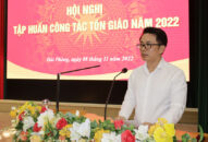 Tập huấn một số tình huống thường gặp trong ứng xử với các tổ chức tôn giáo