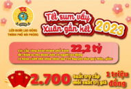 Công đoàn Hải Phòng chuẩn bị hơn 22 tỷ đồng để chăm lo cho đoàn viên và người lao động nhân dịp Tết Nguyên đán Quý Mão 2023