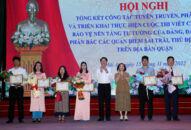 Quận uỷ Hải An trao giải cuộc thi viết chính luận bảo vệ nền tảng tư tưởng của Đảng