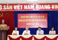 Tổ đại biểu số 4 HĐND thành phố tiếp xúc cử tri quận Lê Chân chuẩn bị Kỳ họp thứ 9 HĐND thành phố khóa XVI, nhiệm kỳ 2021-2026