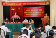 Tổ đại biểu HĐND Thành phố số 3 tiếp xúc cử tri quận Ngô Quyền