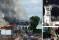 Kịp thời dập tắt đám cháy tại Nhà hàng Le Pont (huyện Cát Hải)
