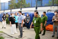 Kiểm tra PCCC 02 nhà máy địa bàn huyện Thủy Nguyên, tạm đình chỉ hoạt động một số hạng mục công trình trong Công ty TNHH CN Giày Aurora Việt Nam