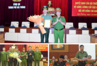 Lễ công bố Quyết định của Bộ trưởng Bộ Công an về nâng lương cấp bậc hàm Thiếu tướng đối với đồng chí Giám đốc Công an thành phố