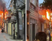 Hỏa hoạn thiêu rụi căn nhà hai tầng khi chủ nhà đi vắng