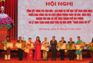 Biểu dương nhiều tập thể, cá nhân đóng góp tích cực cho các hoạt động văn hóa và thể thao thành phố Hải Phòng