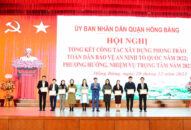 Quận Hồng Bàng: Tổng kết công tác xây dựng phong trào toàn dân bảo vệ an ninh Tổ quốc năm 2022