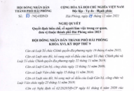 Quyết định biên chế, số người làm việc trong cơ quan, đơn vị thuộc thành phố Hải Phòng năm 2023