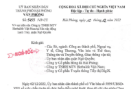 Yêu cầu dừng tổ chức sự kiện kỷ niệm 13 năm thành lập Herbalife Việt Nam tại sân vận động Lạch Tray, trong trường hợp không đảm bảo quy định pháp luật
