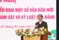 Quán triệt, triển khai một số văn bản về công tác kiểm tra, giám sát và kỷ luật của Đảng