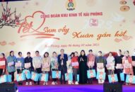 Công đoàn Khu Kinh tế Hải Phòng: Tặng trên 3.000 suất quà Tết cho công nhân lao động Khu công nghiệp Nomura