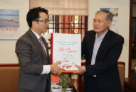 Thăm, tặng quà các đồng chí nguyên Trưởng Ban Dân vận Thành ủy nhân dịp Tết Nguyên đán Quý Mão năm 2023