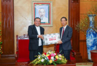 Phó Bí thư Thường trực Thành ủy Đỗ Mạnh Hiến tiếp Tòa Giám mục Giáo phận Hải Phòng