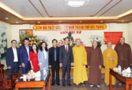 Phó Bí thư Thường trực Thành ủy thăm, chúc mừng Ban Trị sự Giáo hội Phật giáo Việt Nam thành phố nhân dịp Tết Nguyên đán Quý Mão 2023