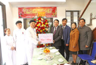 Phó Chủ tịch UBND thành phố Lê Khắc Nam thăm, chúc Tết Họ đạo Cao Đài Hải Phòng