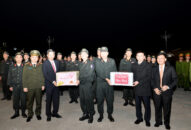 Phó Chủ tịch Thường trực UBND thành phố Lê Anh Quân thăm, chúc Tết các lực lượng làm nhiệm vụ đêm giao thừa