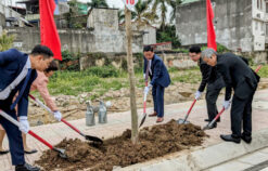 Phó Chủ tịch UBND Lê Khắc Nam dự Lễ phát động Tết trồng cây Xuân Quý Mão tại quận Ngô Quyền