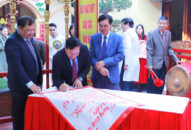Lễ Thượng Nguyên và Khai bút Xuân Quý Mão 2023 tại Di tích lịch sử cấp Quốc gia Đền Hạ, phường Thượng Lý, quận Hồng Bàng