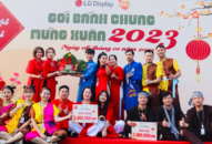 Điểm nhấn giao lưu văn hóa Việt-Hàn “Hội thi gói bánh chưng 2023” tại LG Display Việt Nam Hải Phòng