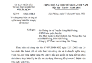 Hải Phòng dừng thực hiện cát táng tại nghĩa trang Ninh Hải từ ngày 01/01/2023