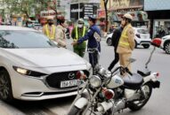 Xử lý hơn 20 trường hợp dừng đỗ xe không đúng quy định trên đường Lạch Tray