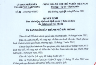 Quyết định ban hành Quy định mô hình quản lý Khu du lịch của thành phố Hải Phòng