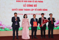 Đảng ủy Khu kinh tế Hải Phòng: Kỷ niệm 93 năm Ngày thành lập Đảng Cộng sản Việt Nam và công bố các quyết định thành lập tổ chức Đảng