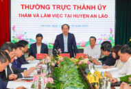 Thường trực Thành ủy làm việc với Ban Chấp hành Đảng bộ huyện An Lão