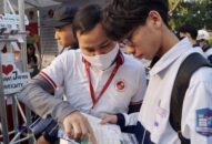 Chương trình Tư vấn tuyển sinh-hướng nghiệp thu hút đông đảo học sinh thành phố tham gia
