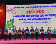 Huyện An Dương: Tiếp xúc, tặng quà 275 công dân sẵn sàng nhập ngũ năm 2023