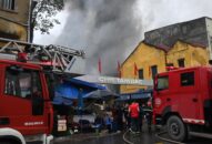 Đã cơ bản khống chế đám cháy tại chợ Tam Bạc, không có thiệt hại về người