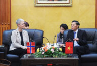 Chủ tịch UBND thành phố tiếp xã giao Đoàn Đại sứ Vương quốc Na Uy tại Việt Nam