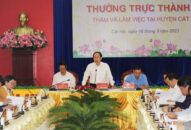Thường trực Thành ủy làm việc với Ban Chấp hành Đảng bộ huyện Cát Hải