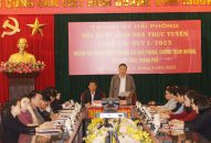 Hội nghị giao ban trực tuyến với Ban Chỉ đạo phòng, chống tham nhũng, tiêu cực