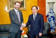 Bí thư Thành uỷ tiếp xã giao Đoàn Đại sứ quán Vương quốc Liên hiệp Anh và Bắc Ireland tại Việt Nam