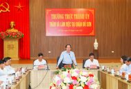 Thường trực Thành ủy làm việc với Ban Chấp hành Đảng bộ quận Đồ Sơn