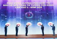 Quận ủy Hồng Bàng phát động, hưởng ứng Cuộc thi Chính luận “Bảo vệ nền tảng tư tưởng của Đảng, đấu tranh phản bác các quan điểm sai trái, thù địch”