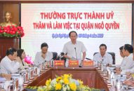 Thường trực Thành ủy làm việc với Ban Chấp hành Đảng bộ quận Ngô Quyền