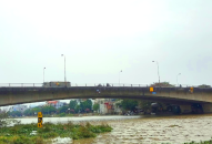 Phân luồng giao thông tạm thời tuyến đường Tôn Đức Thắng để phục vụ kiểm định cầu An Dương