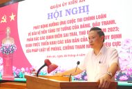 Quận ủy Kiến An: Phát động Cuộc thi chính luận về “Bảo về nền tảng tư tưởng của Đảng, đấu tranh phản bác các quan điểm sai trái, thù địch” năm 2023