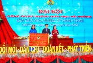 Công đoàn ngành Giáo dục đã trở thành lực lượng đồng hành cùng chuyên môn thúc đẩy sự nghiệp Giáo dục-Đào tạo của thành phố ngày càng phát triển