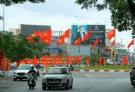 Treo Cờ Tổ quốc chào mừng những ngày Lễ lớn trong tháng 5 và Kỷ niệm 68 năm Ngày giải phóng Hải Phòng