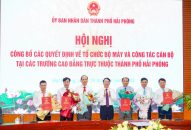 Công bố các Quyết định tổ chức lại các Trường Giáo dục nghề nghiệp trên địa bàn thành phố Hải Phòng
