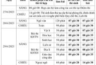 Chi tiết lịch thi tốt nghiệp THPT năm 2023