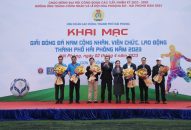 Khai mạc Giải Bóng đá nam công nhân viên chức lao động thành phố Hải Phòng năm 2023